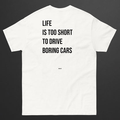 MAGLIETTA "NEVER DRIVE BORING"