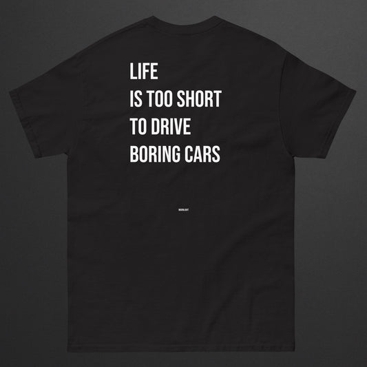 MAGLIETTA "NEVER DRIVE BORING"